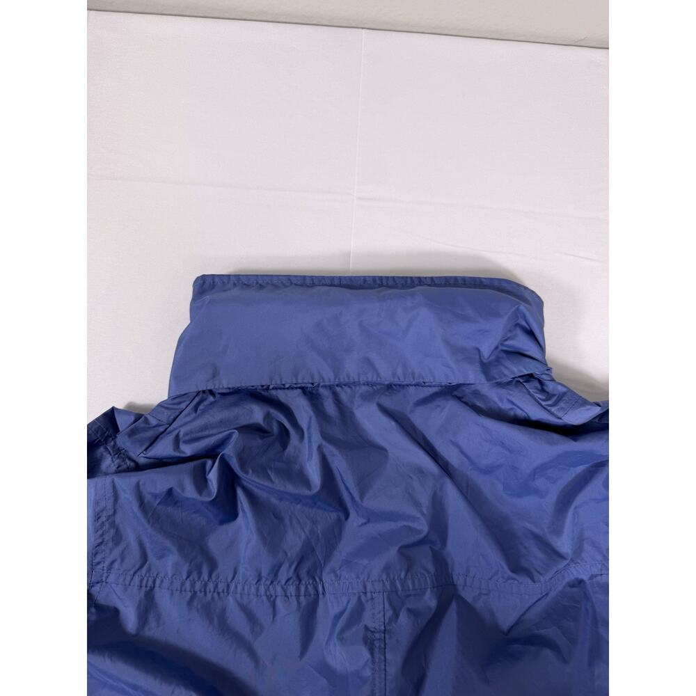 Columbia Women’s Blue Sustina Windbreaker, Cinched Waist, Stowaway Hoodie M - Picture 16 of 16